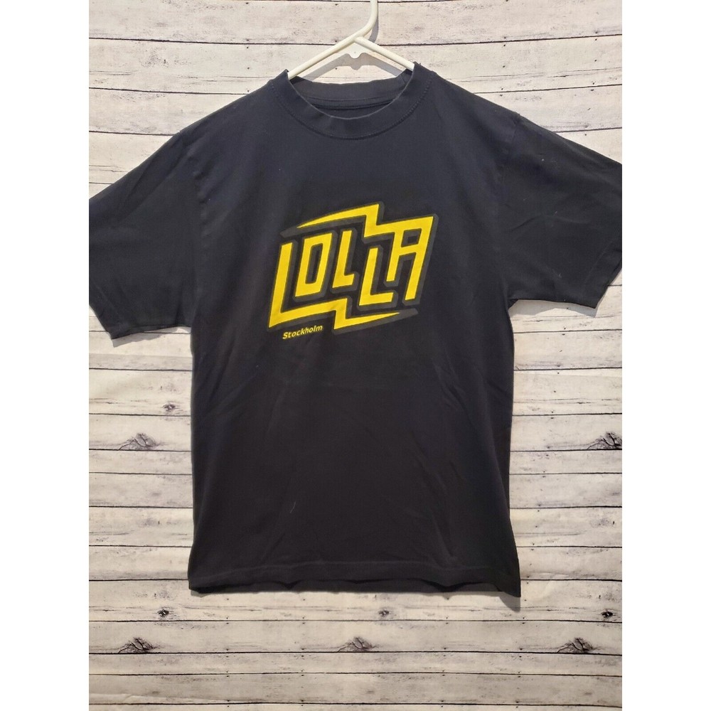 Lollapalooza Stockholm Festival Shirt Band Tee Sz Small Travis Scott J Balvin